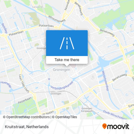 Kruitstraat map