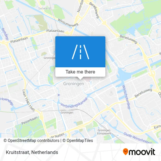 Kruitstraat map