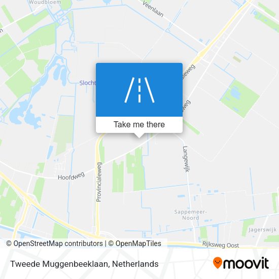 Tweede Muggenbeeklaan map