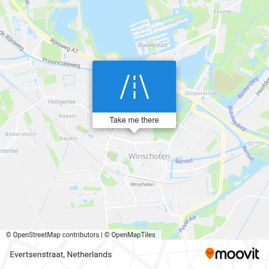 Evertsenstraat map