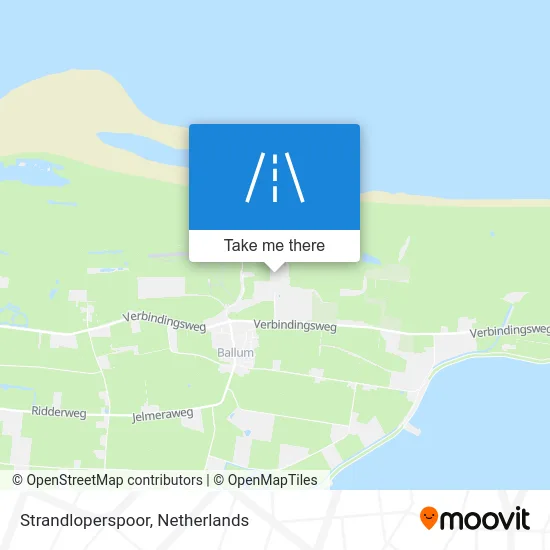 Strandloperspoor map