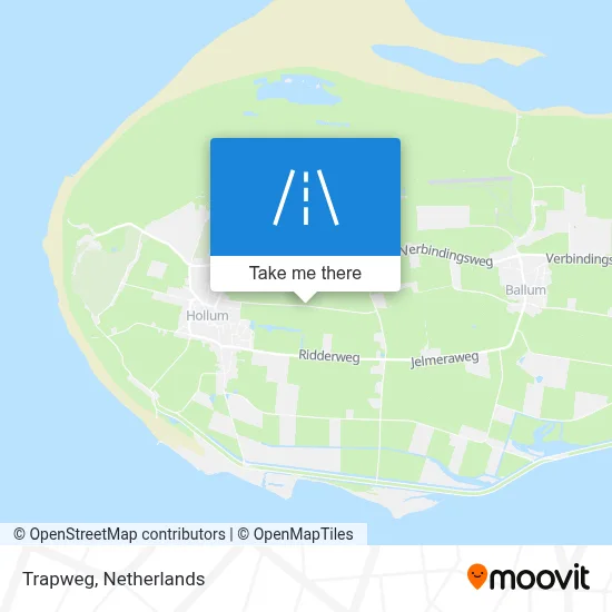 Trapweg map