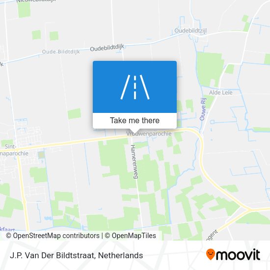 J.P. Van Der Bildtstraat map