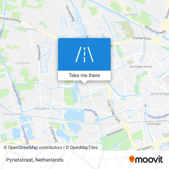 Pyrietstraat map