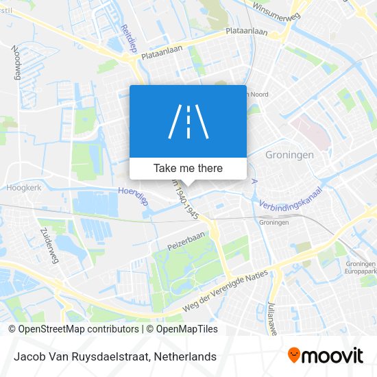 Jacob Van Ruysdaelstraat map
