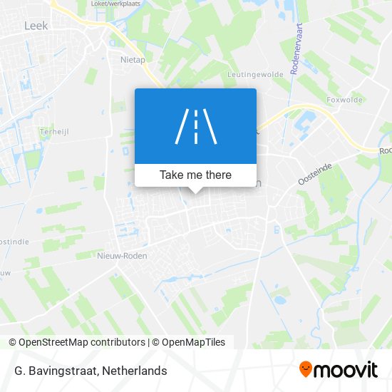 G. Bavingstraat map