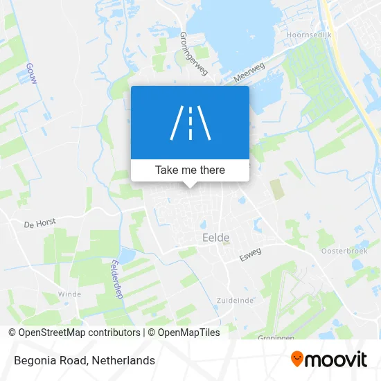 Begoniaweg map
