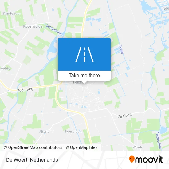 De Woert map
