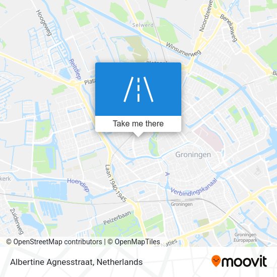 Albertine Agnesstraat map