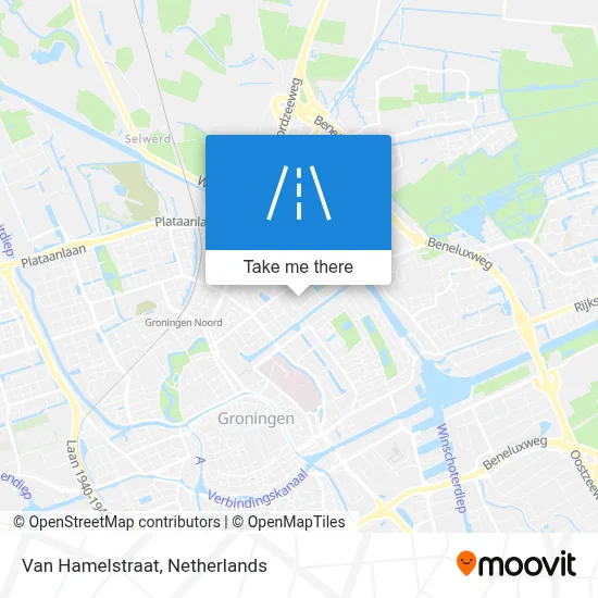 Van Hamelstraat map