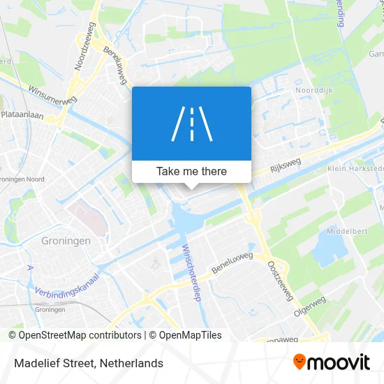 Madeliefstraat map
