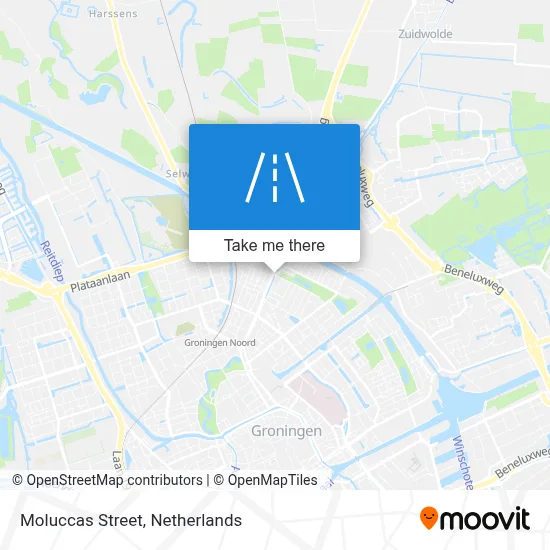 Molukkenstraat map