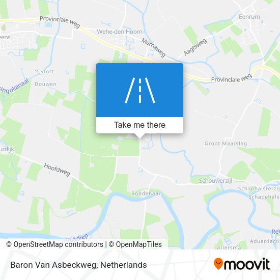 Baron Van Asbeckweg map