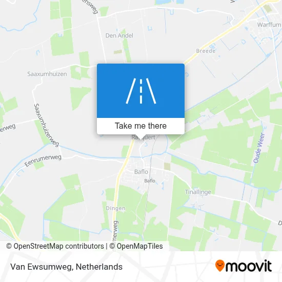 Van Ewsumweg map