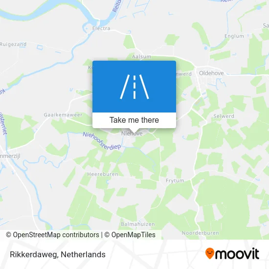 Rikkerdaweg map