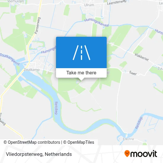 Vliedorpsterweg map