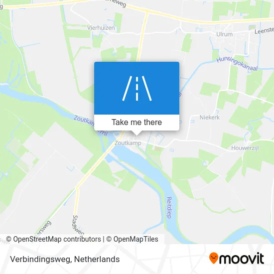 Verbindingsweg map