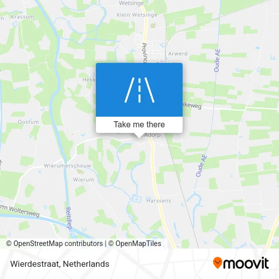 Wierdestraat map