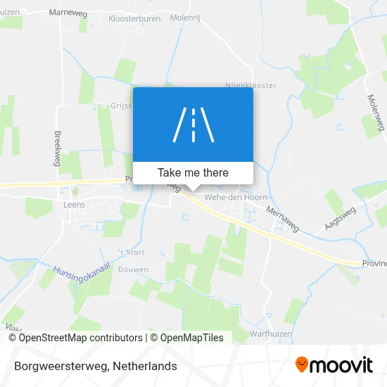 Borgweersterweg map