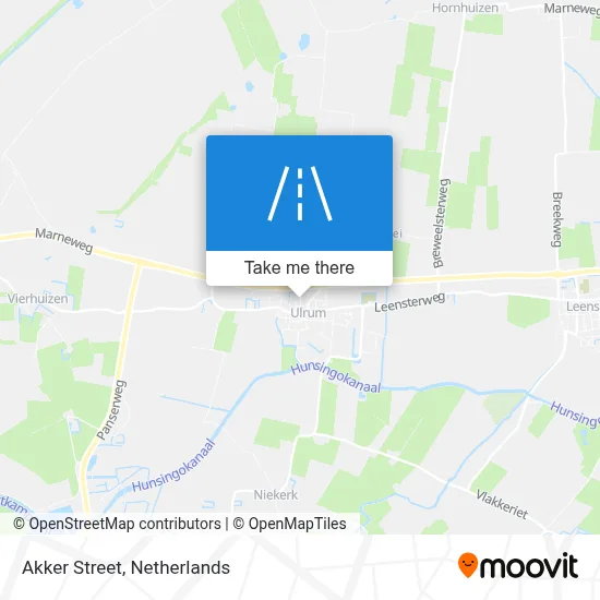 Akkerstraat map
