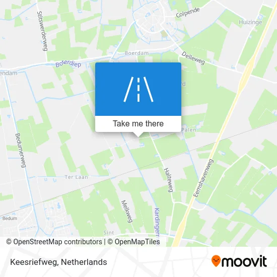 Keesriefweg map