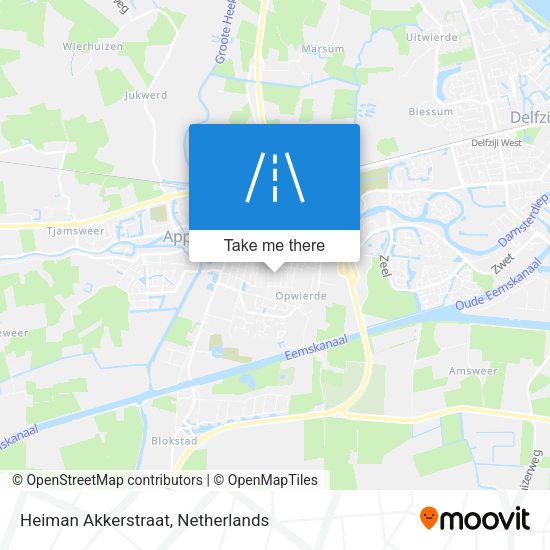 Heiman Akkerstraat map