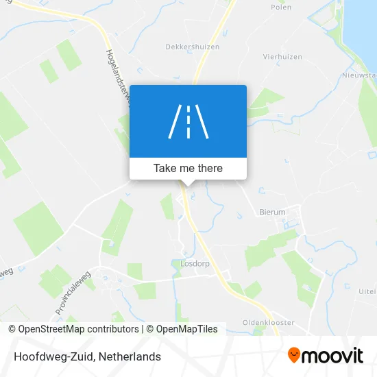 Hoofdweg-Zuid map
