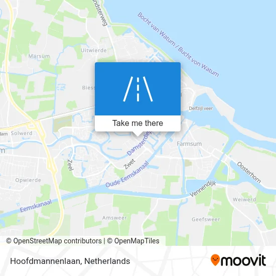 Hoofdmannenlaan map