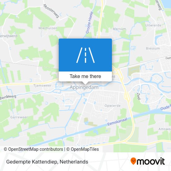 Gedempte Kattendiep map