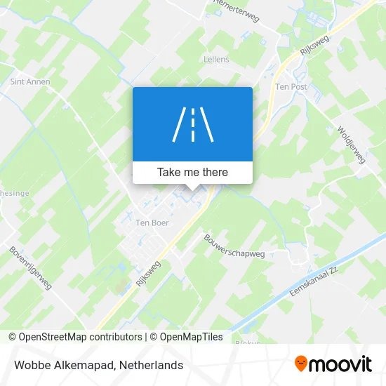 Wobbe Alkemapad Karte