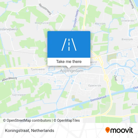 Koningstraat map