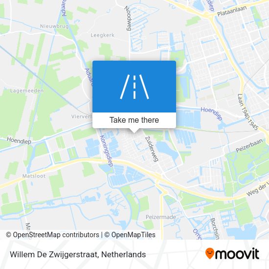 Willem De Zwijgerstraat map