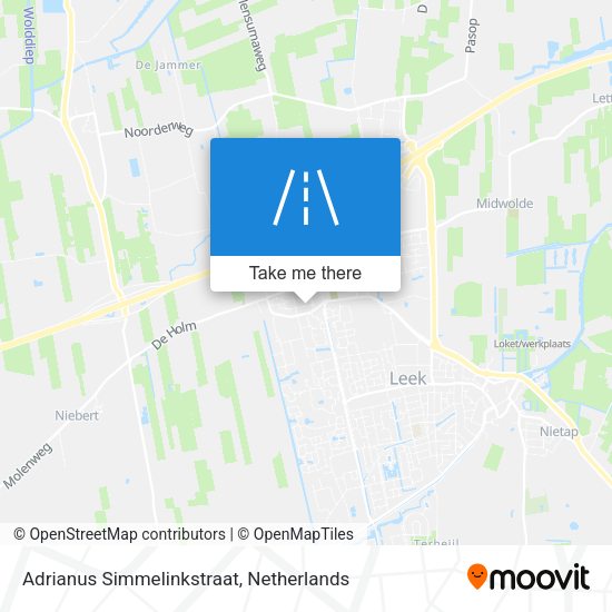 Adrianus Simmelinkstraat map