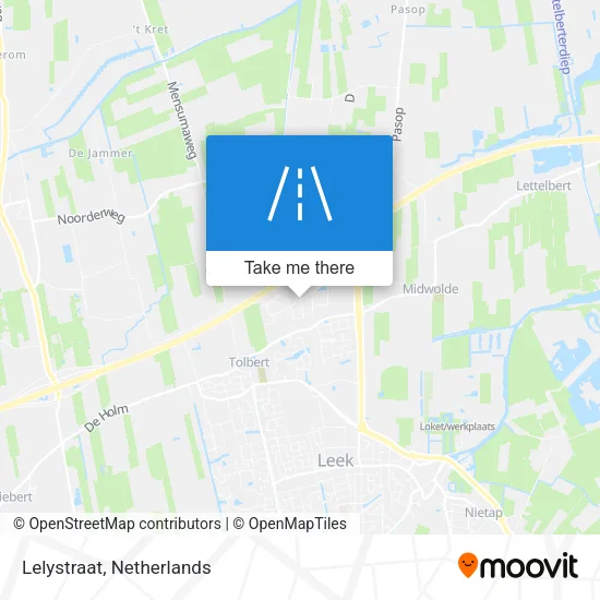 Lelystraat map