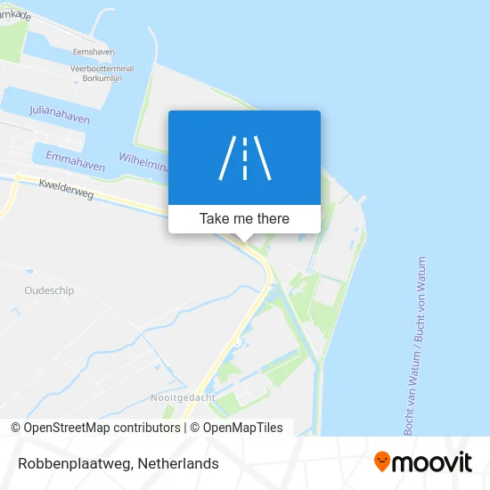 Robbenplaatweg Karte