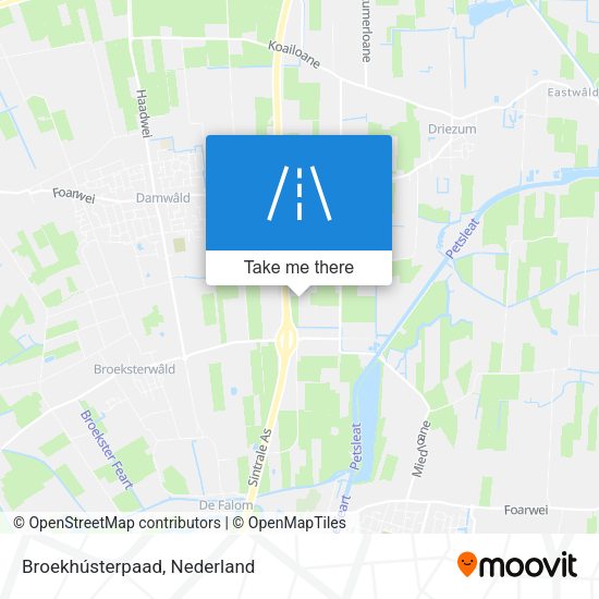 Broekhústerpaad map