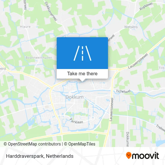 Harddraverspark map