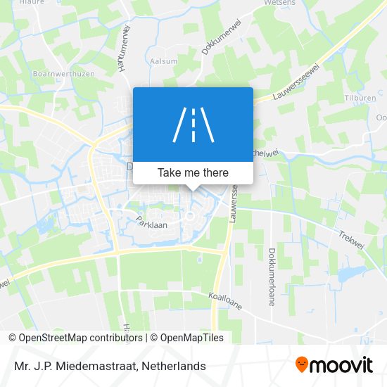 Mr. J.P. Miedemastraat map