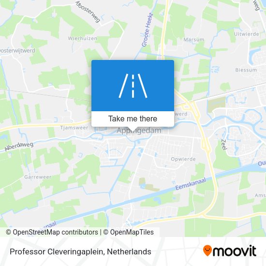 Professor Cleveringaplein map