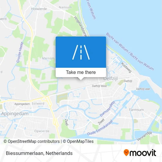 Biessummerlaan map