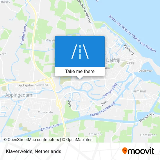 Klaverweide map