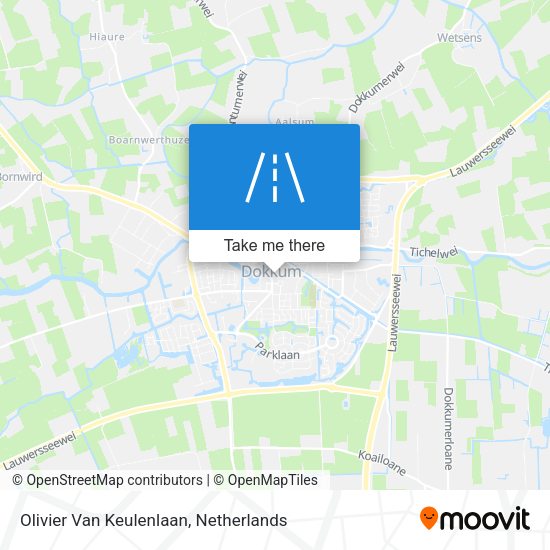 Olivier Van Keulenlaan map