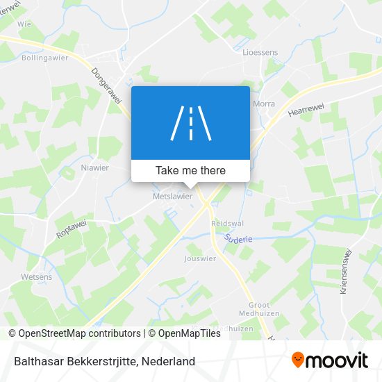 Balthasar Bekkerstrjitte map