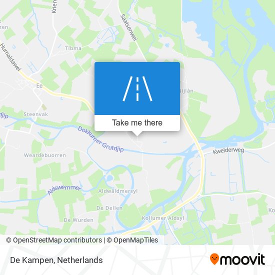 De Kampen map