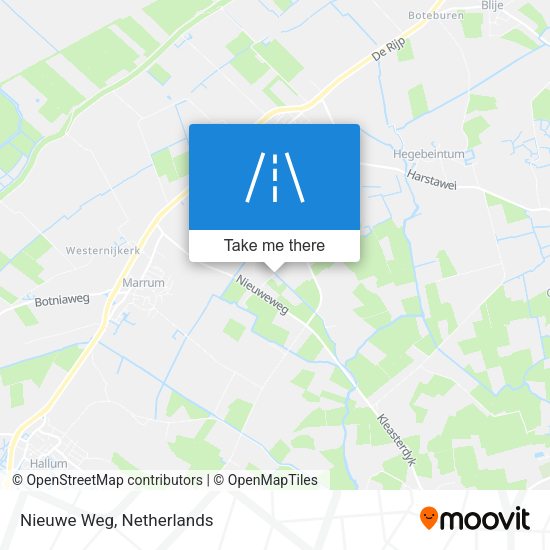 Nieuwe Weg map