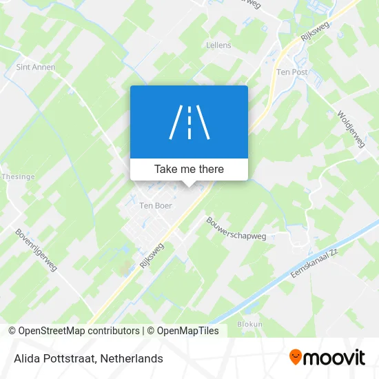 Alida Pottstraat Karte