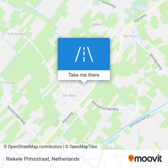 Riekele Prinsstraat map