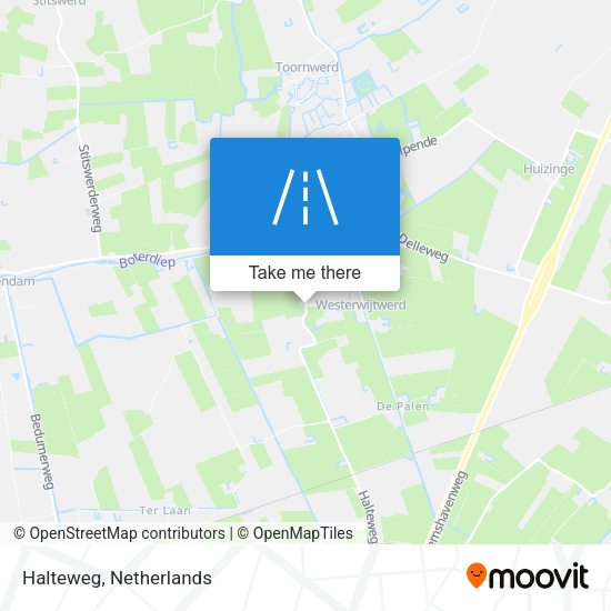 Halteweg map