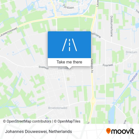 Johannes Douweswei map