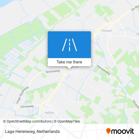 Lage Herenweg map